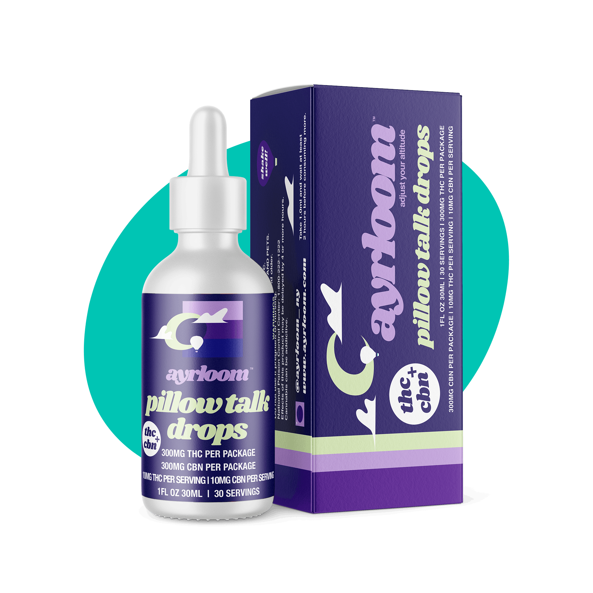 Pillow Talk Tincture • 300mg - ayrloom | Treehouse Cannabis - Weed delivery for New York