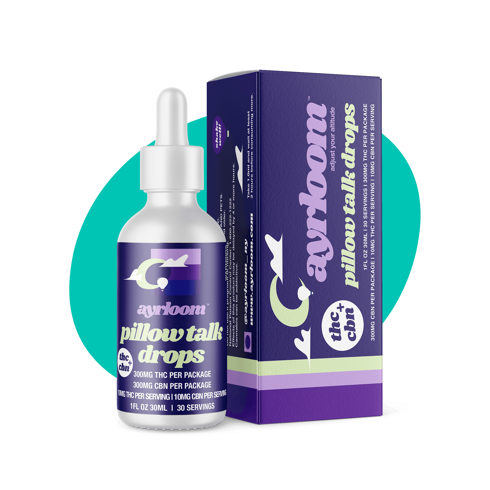 Pillow Talk Tincture 300mg Ayrloom - ayrloom