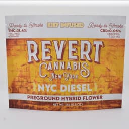 NYC Diesel | Kief Infused Preground Flower | 14g