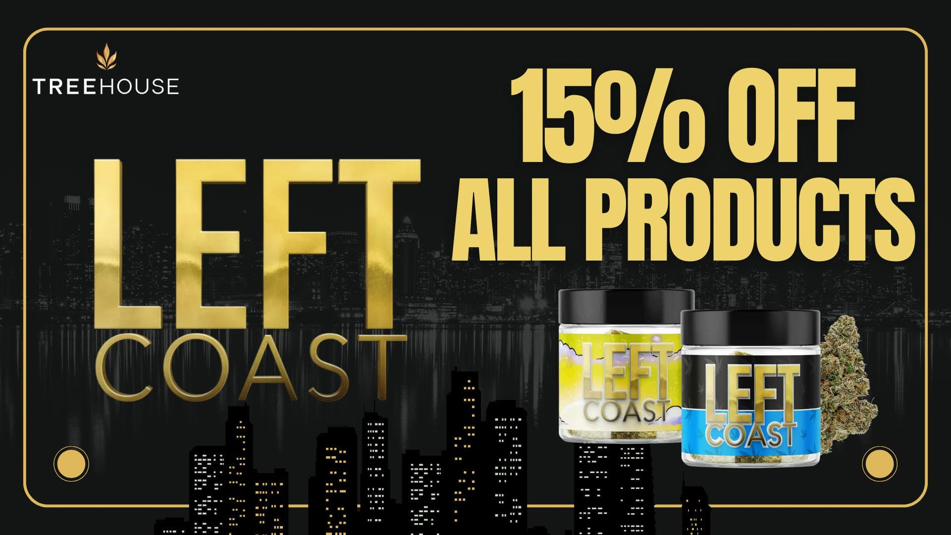 Left Coast – 15% Off All Products