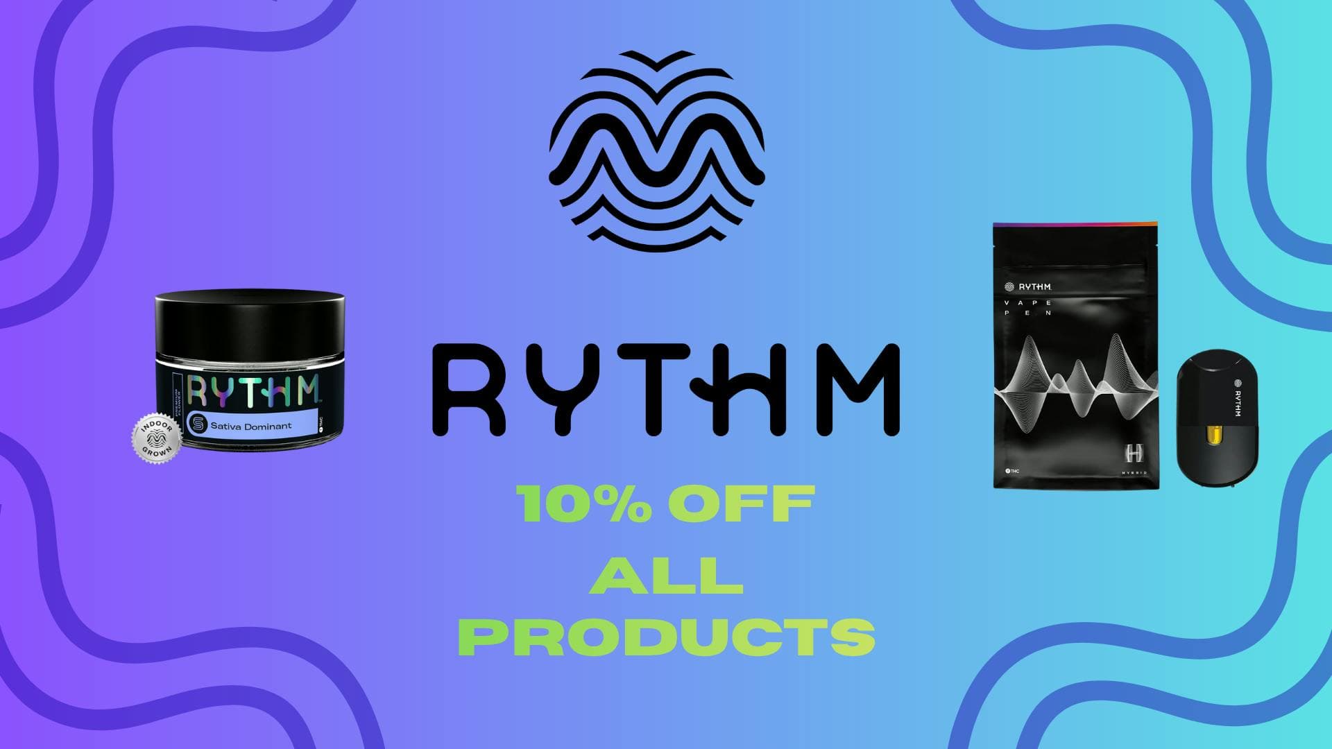 10% OFF ALL RYTHM PRODUCTS!