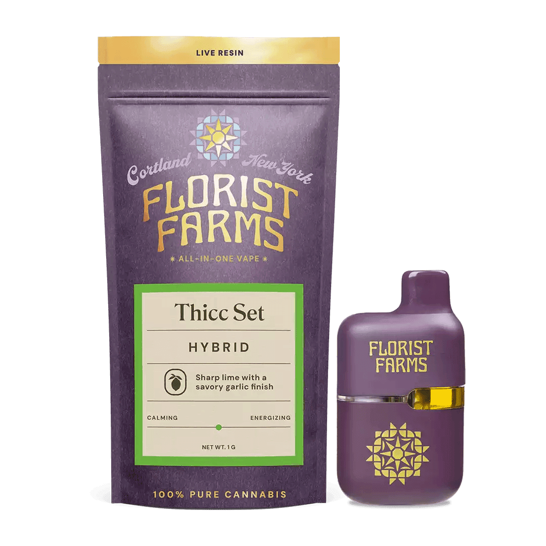 Thicc Set • Disposable Live Resin Vape • 1g - Florist Farms | Treehouse Cannabis