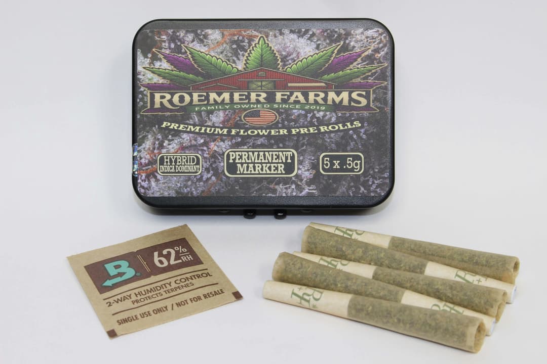 Permanent Marker • 5pk Pre-rolls • 2.5g - Roemer Farms | Treehouse Cannabis