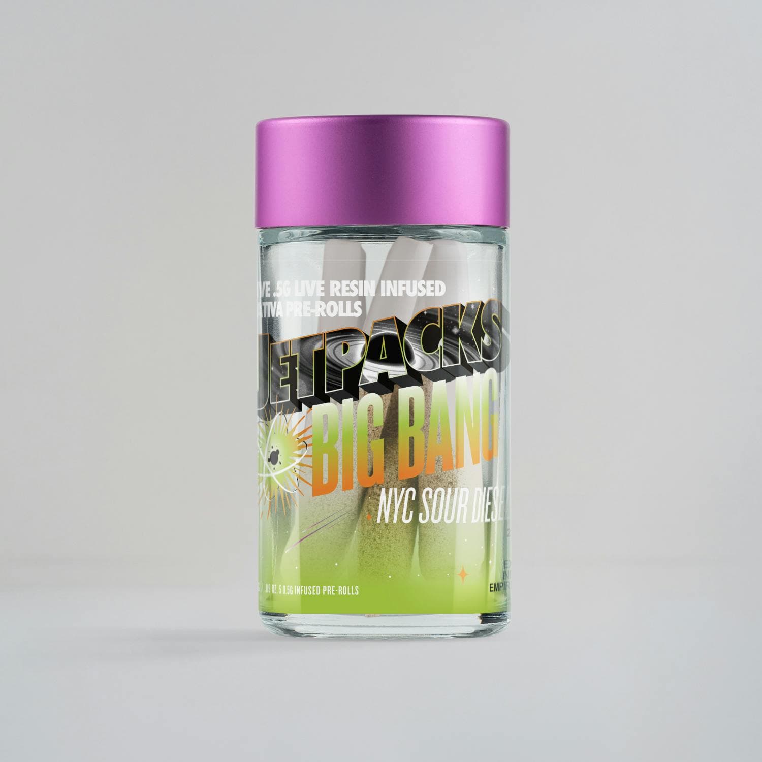 product image for NYC Sour Diesel "Big Bang" Pre-Rolls 5 Pack 2.5g