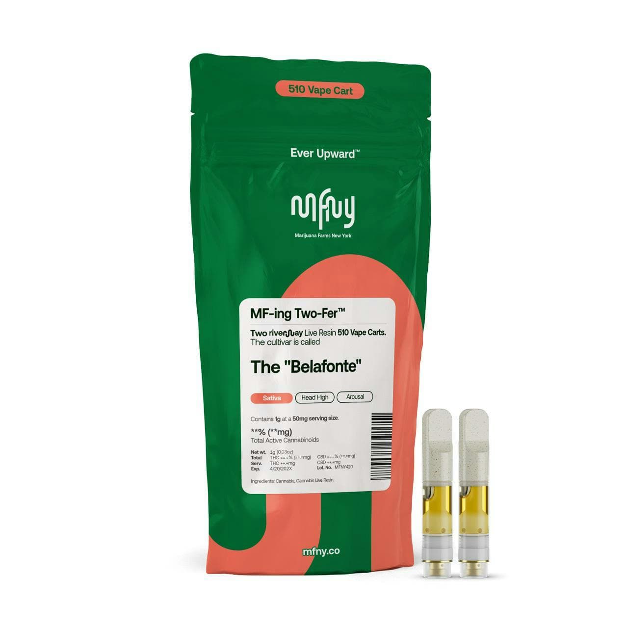 The Belafonte Live Resin 510 Cart .5G - MFNY