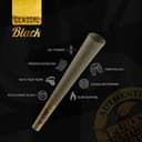 King Size Classic Black | Pre-Rolled Cones • 3 Pack