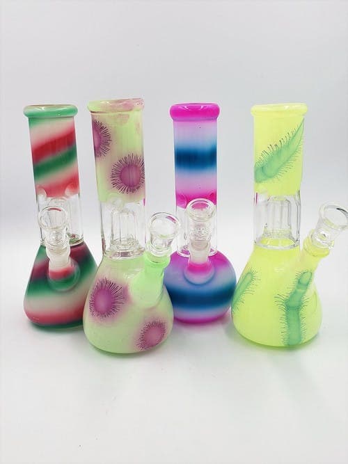 product image for 8" Painted Percolater Water Pipe (Assorted Color)