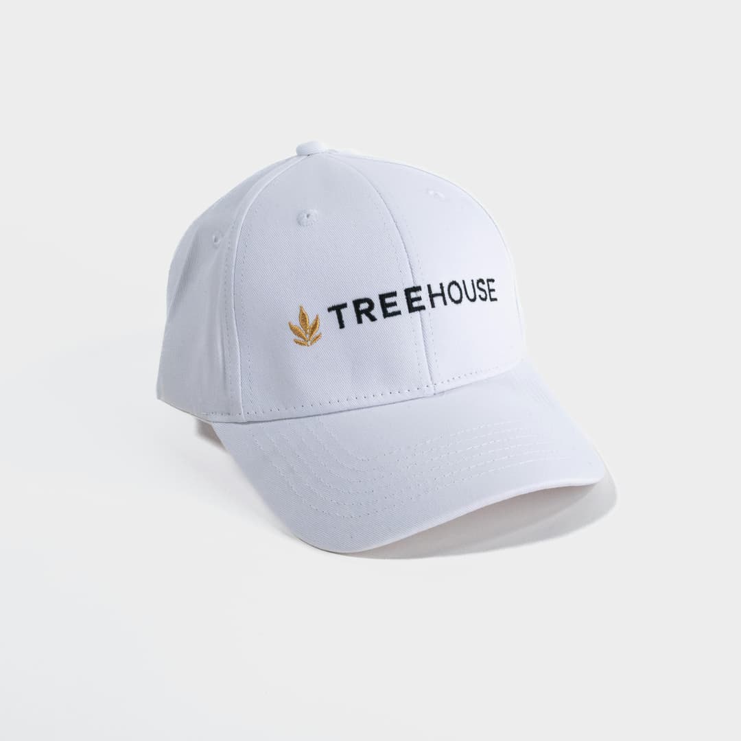Treehouse Dad Hat • White - Treehouse Cannabis | Treehouse Cannabis