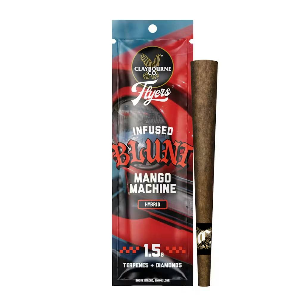 Mango Machine Flyers Diamond Infused Blunt 1.5g - Claybourne Co.