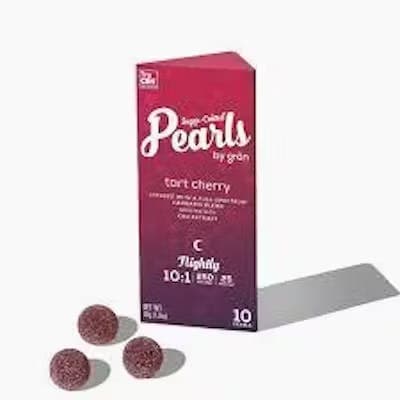 Tart Cherry Pearls 10:1 CBN:THC • Gummies • 10 Pack • THC: 25mg, CBN: 250mg - Gron | Treehouse Cannabis