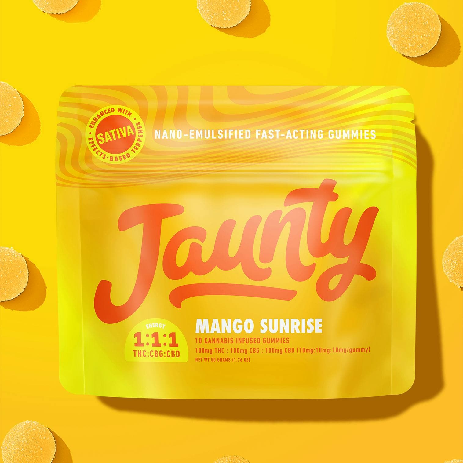 product image for Mango Sunrise Gummies 2 Pack 20mg