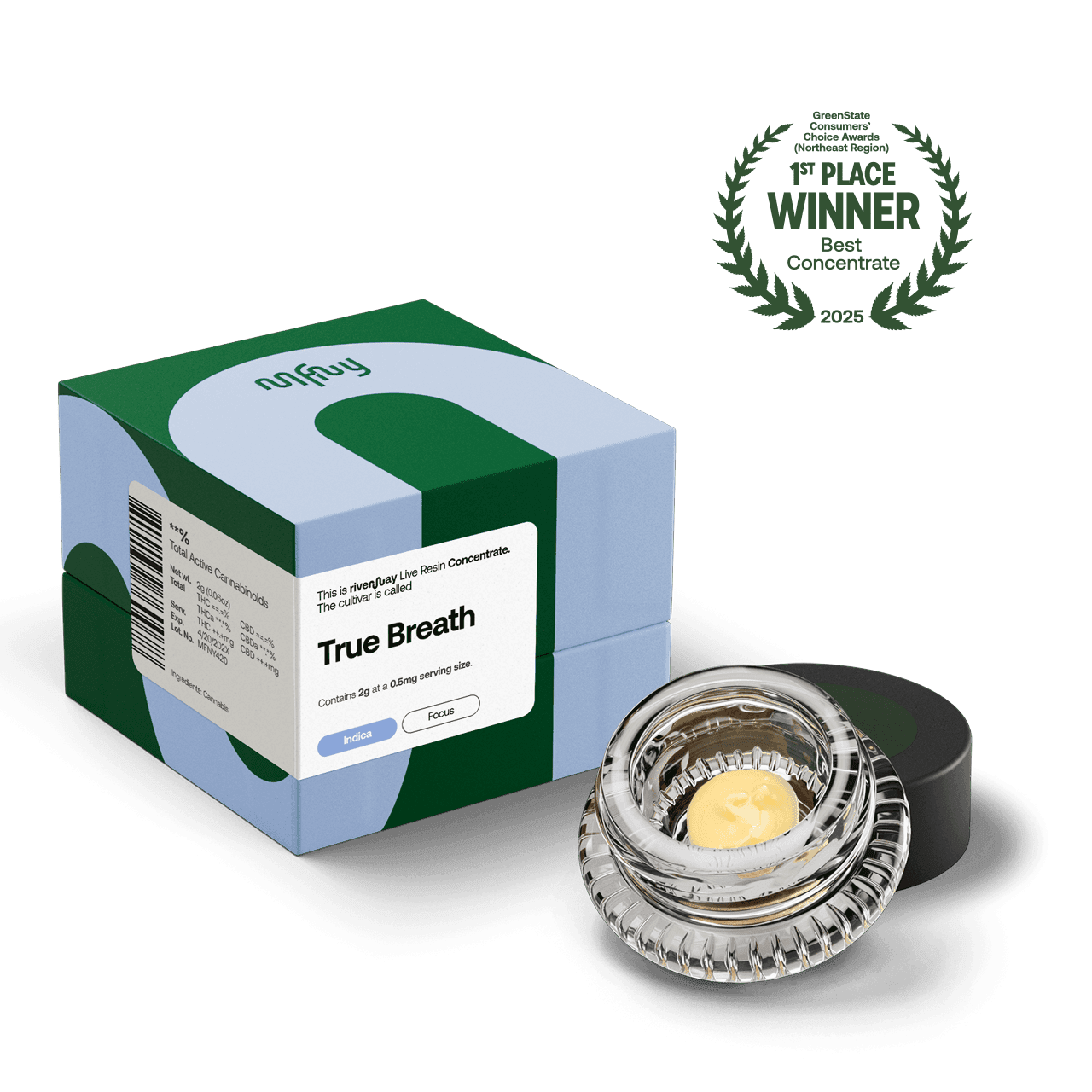product image for True Breath Live Resin Badder 2g