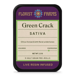 Green Crack • 5 Pack infused Pre-Rolls • 2.5g