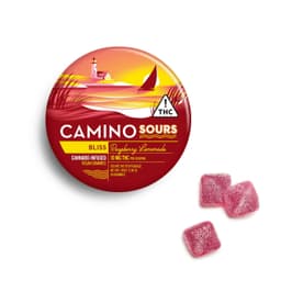Raspberry Lemonade Sour Gummies 10 pack • 100 mg