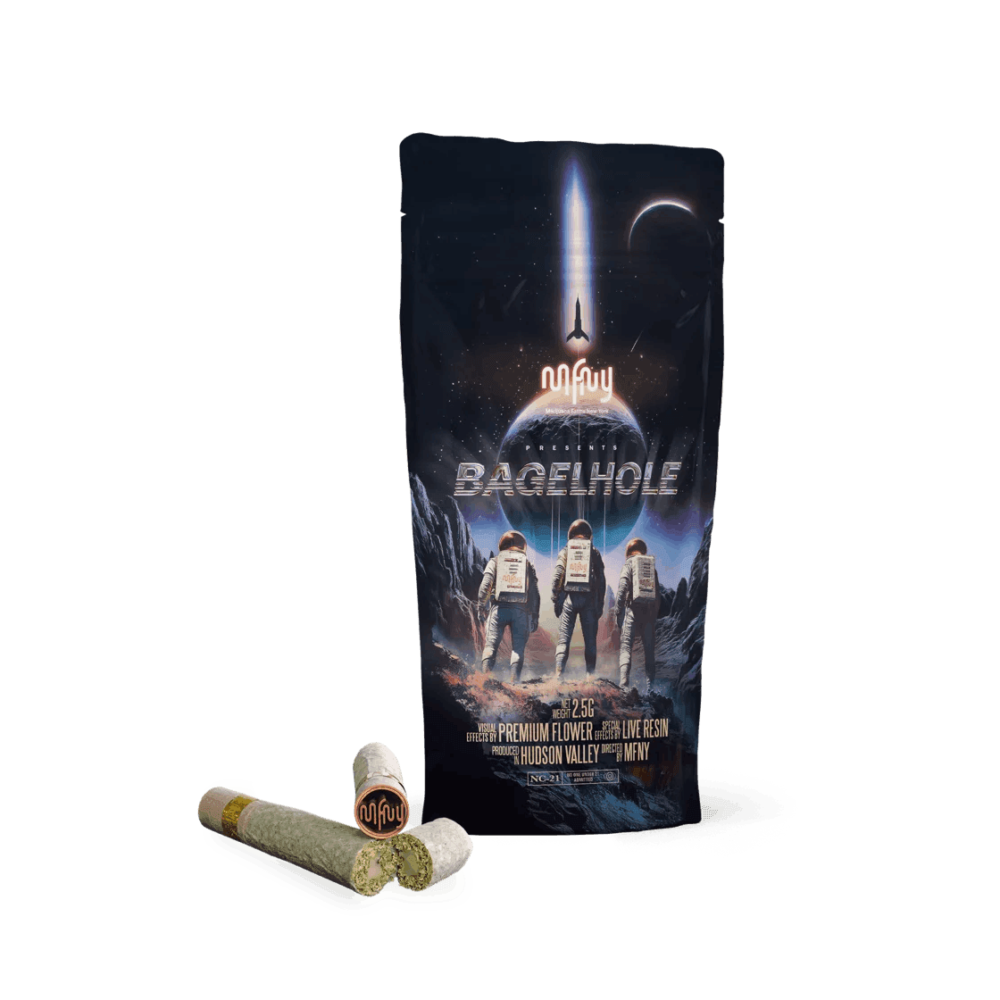 Bagel Hole Apples and Bananas x Strawpaya Resin Resin Infused Pre-Roll - MFNY
