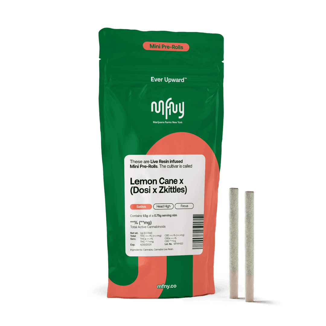 Lemon Cane #5 x Dosi Zkittles Resin Infused 2 Pre-Roll pack • 1.5g -  | Treehouse Cannabis