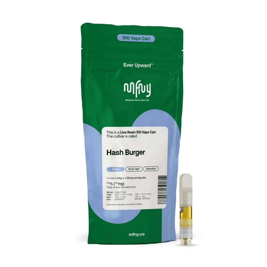 Hash Burger • Live Resin 510 Cartridge • .5g - MFNY | Treehouse Cannabis