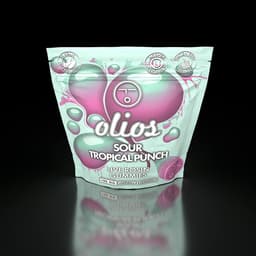 Sour Tropical Punch | Live Rosin | Gummies | 10 Pack | 100mg
