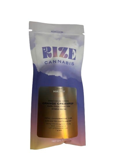 Orange Creampop Pre-Roll 1g - Rize Cannabis