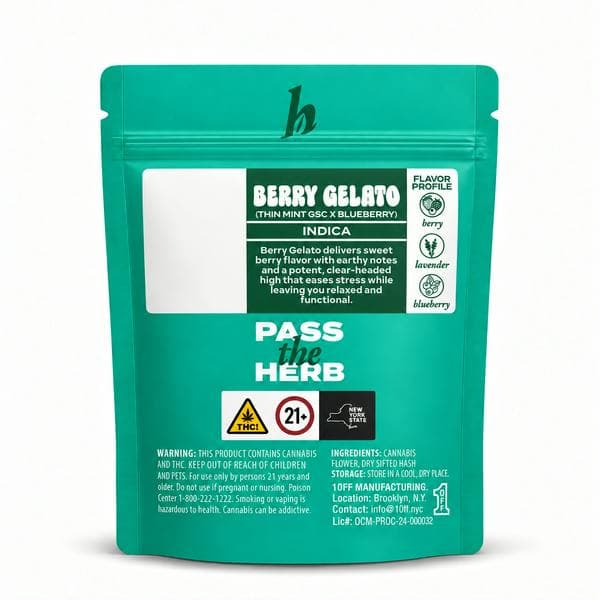 product image Berry Gelato | Pre-Ground Infused Flower | 7g