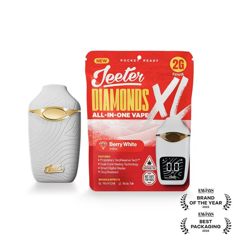 Jeeter • Berry White • 2G Liquid Diamond XL All-In-One Vape - Jeeter | Treehouse Cannabis