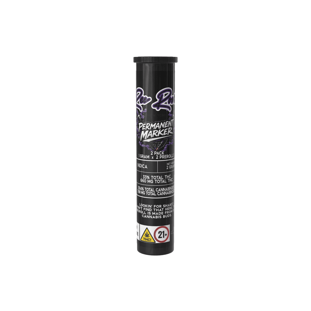 Permanent Marker •  2 Pack Pre-Rolls • 1g - Rec Roots | Treehouse Cannabis