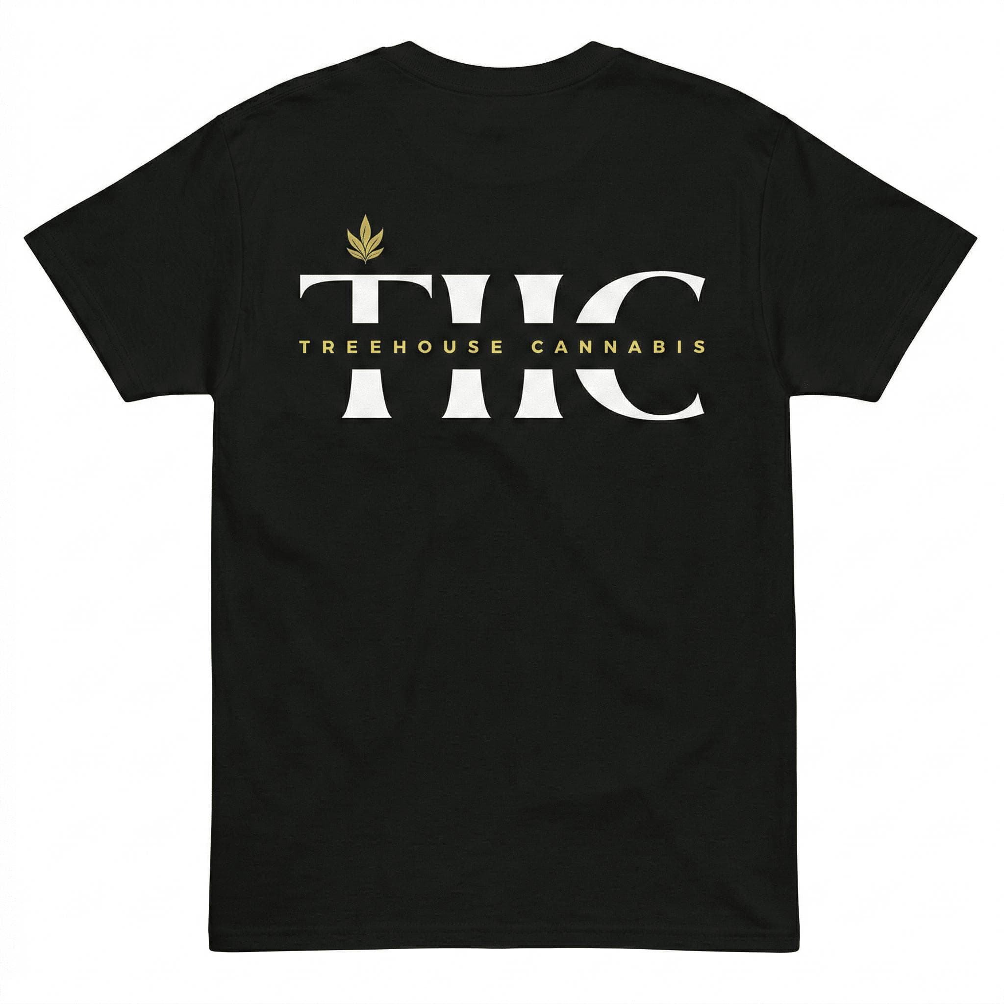 Treehouse Chest Logo Premium Heavy Cotton T-Shirt - Treehouse Cannabis