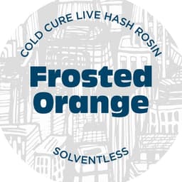Frosted Orange | Live Rosin Concentrate | 1g