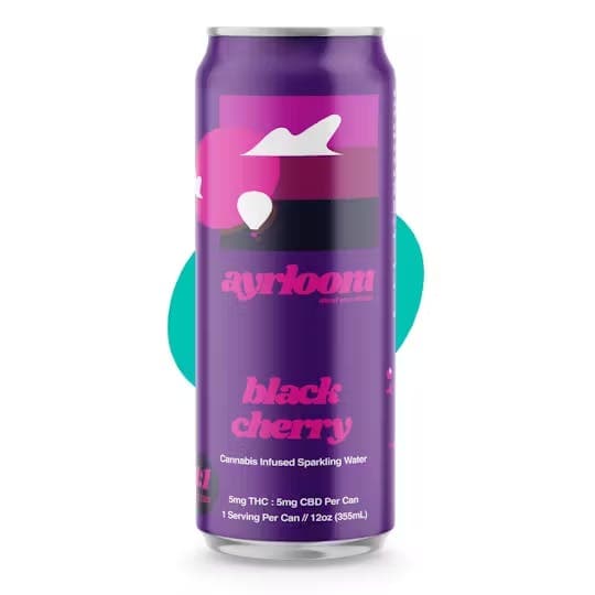 Black Cherry 1:1 Infused Sparkling Water Single - ayrloom