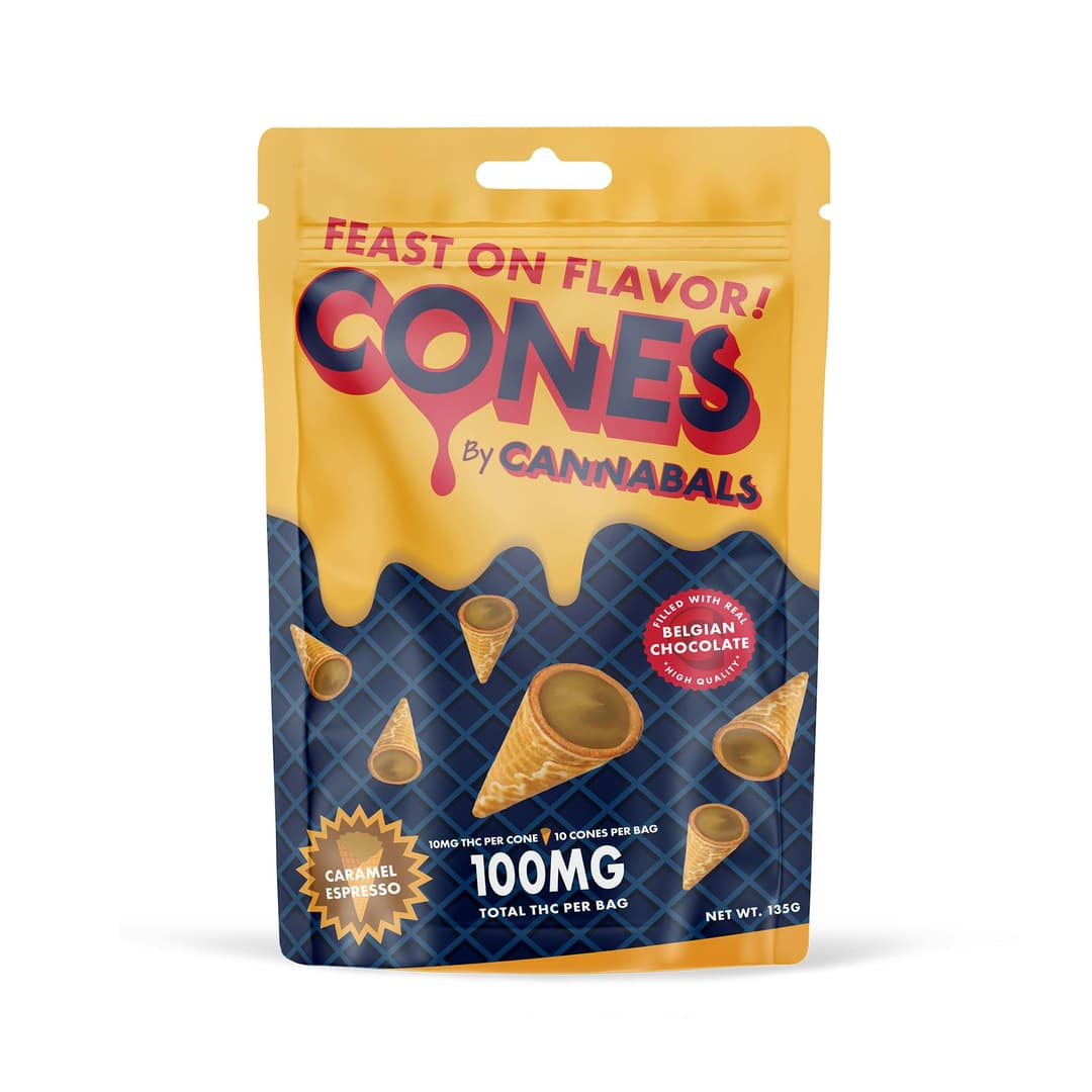Cookies & Cream Cannabals Cones • 10 Pack • 100mg - Cannabals | Treehouse Cannabis