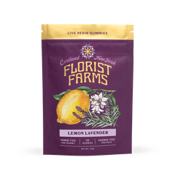Lemon Lavender | 10 pack Live Resin Gummies | 100mg