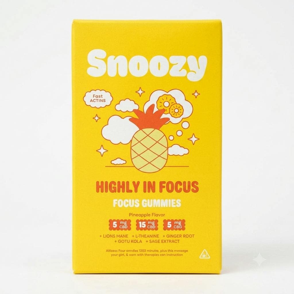 Snoozy Highly In Focus • Gummies • 100mg - Snoozy | Treehouse Cannabis
