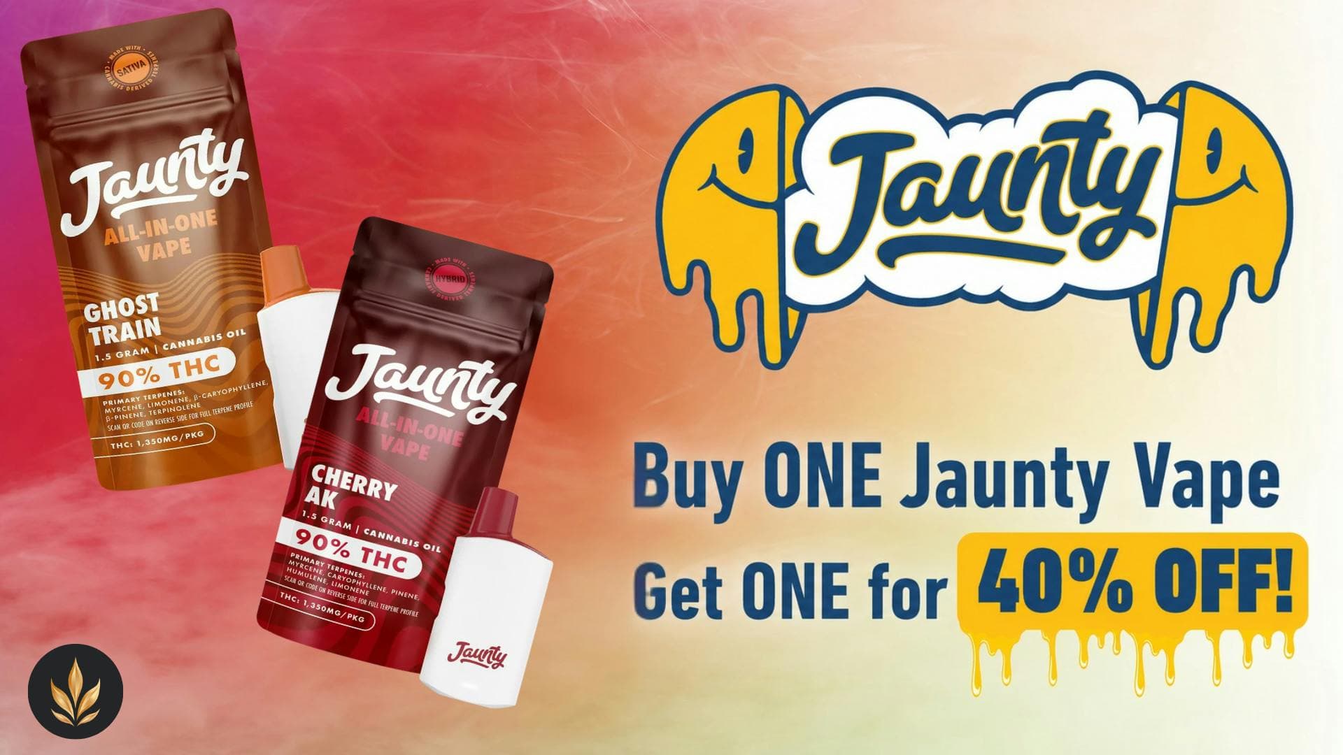 Buy any Jaunty Vape and get one 40% OFF!