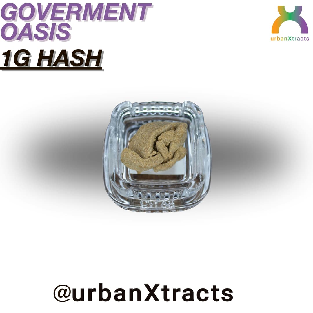 Government Oasis Dad Hash • Hash • 1g - urbanXtracts | Treehouse Cannabis