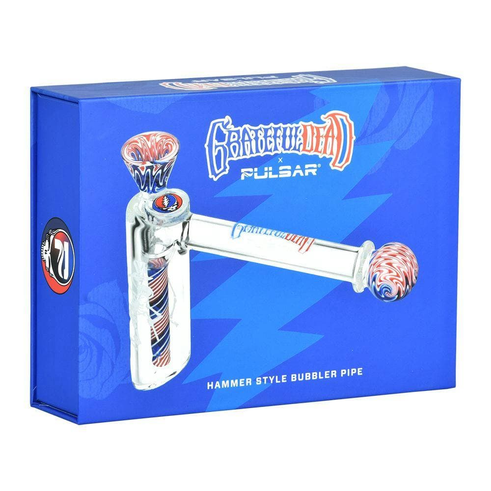 Grateful Dead x Pulsar Wig Wag Hammer Bubbler - 6.25" / 14mm F -  | Treehouse Cannabis