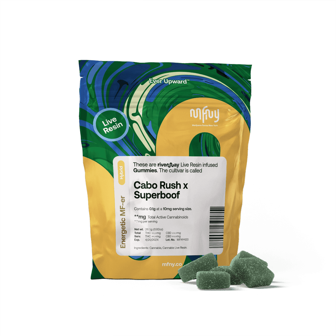 Cabo Rush X Superboof Live Resin • 10 Pack 100mg - MFNY | Treehouse Cannabis