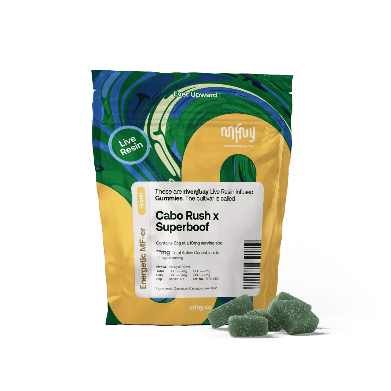 Cabo Rush X Superboof Live Resin 10 Pack 100mg - MFNY