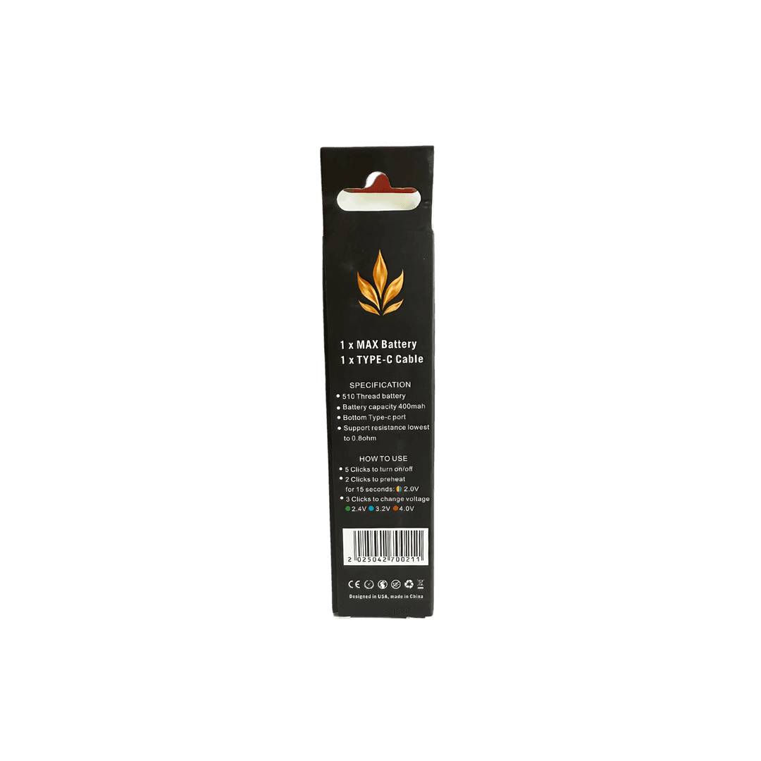 Black • Slim Pen 510 Vape Battery - Treehouse | Treehouse Cannabis
