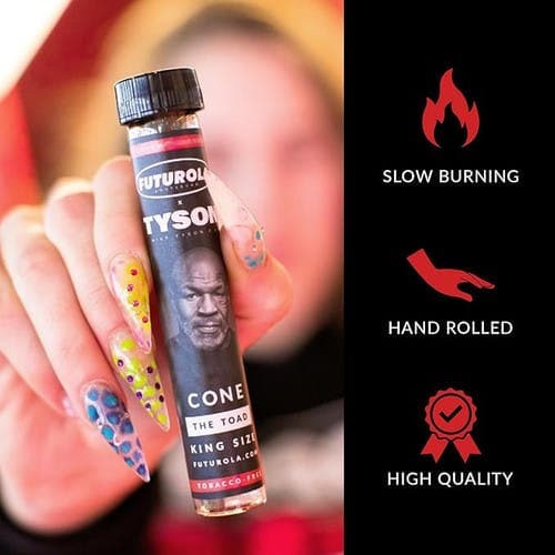 Terpene-Infused Blunt Cones King Size - Tyson 2.0 x Futurola