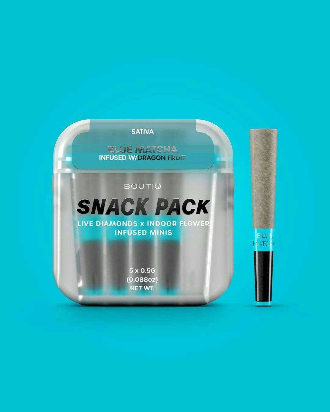 product image for Blue Matcha x Dragon Fruit Snack Pack 5 Pk Pre-roll 2.5g