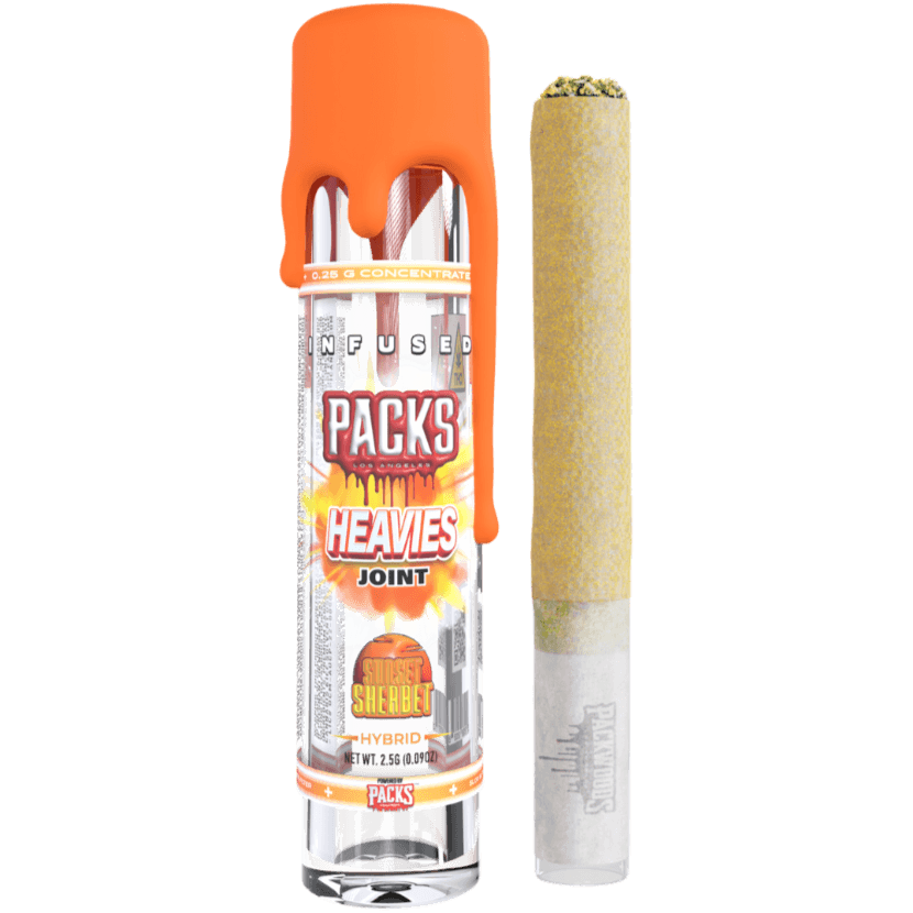 Sunset Sherbert Packwoods Heavy Pre-Roll 2.5g - Packwoods