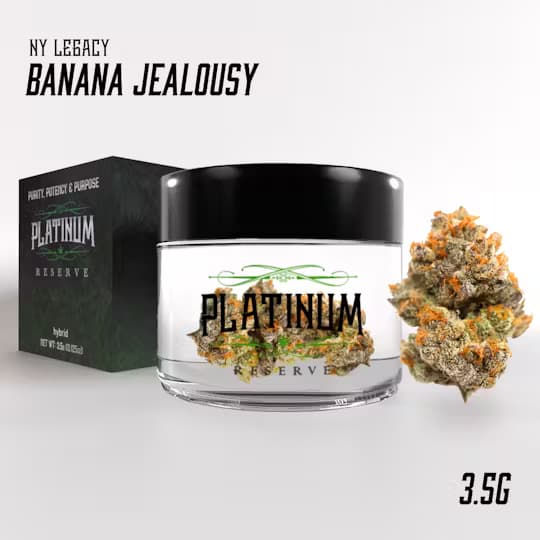 Banana Jealousy Platinum Reserve Flower 3.5g - Platinum Reserve