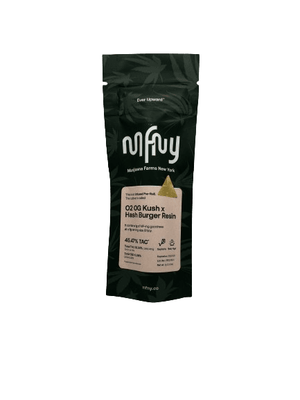 O2 Og Kush x Hashburger Resin • MFNY • Resin Infused Pre-Roll • 1g - MFNY | Treehouse Cannabis
