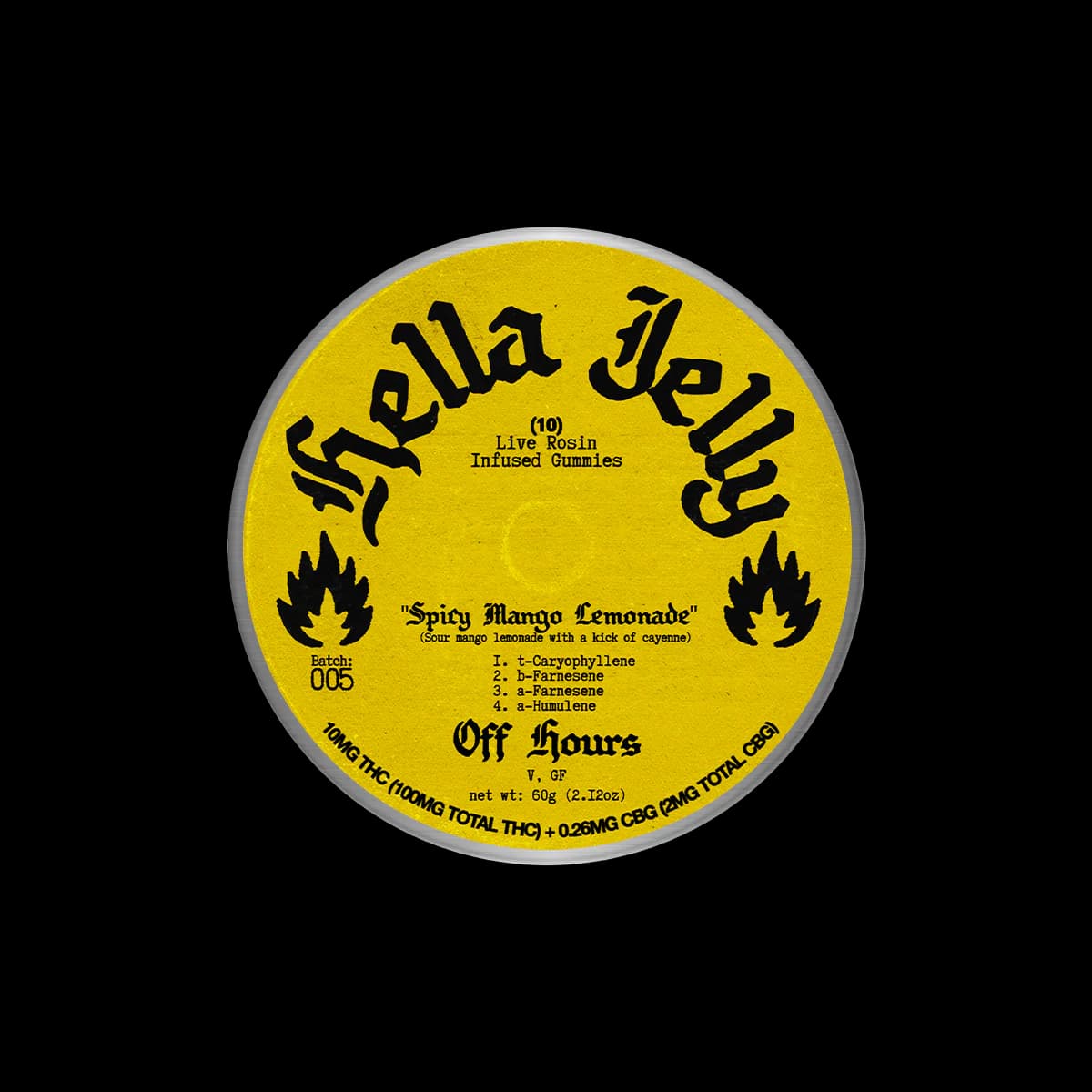 Hella Jelly Off Hours Gummies 100mg - Off Hours