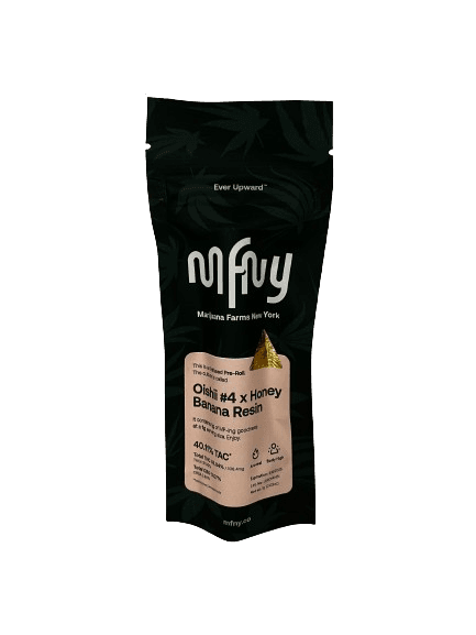 Oishii #4 x Banana Honey Resin • MFNY • Resin Infused Pre-Roll • 1g - MFNY | Treehouse Cannabis