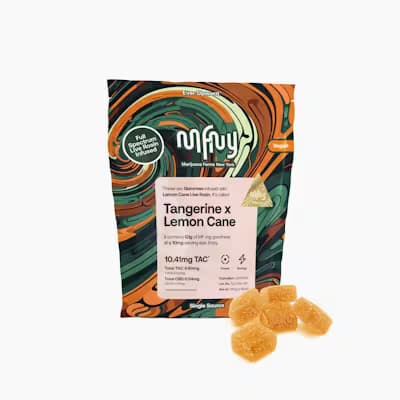 Tangerine x Lemon Cane #5 Live Rosin MFNY Gummies 10 Pack 100mg - MFNY