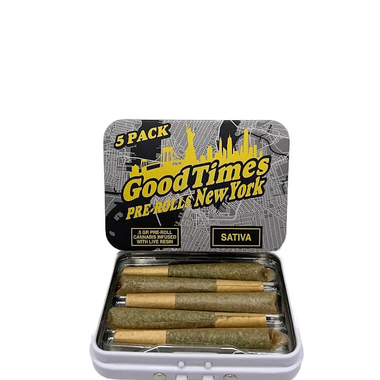 Pineapple Upside-Down Cake Good Times Pre-Roll 5 Pack 2.5g - Good Times