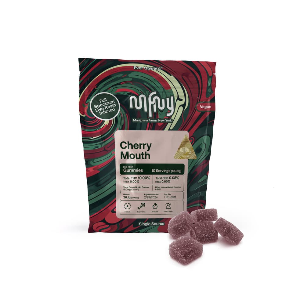 Cherry Mouth • MFNY • Gummies • 10 Pack • 100mg - MFNY | Treehouse Cannabis