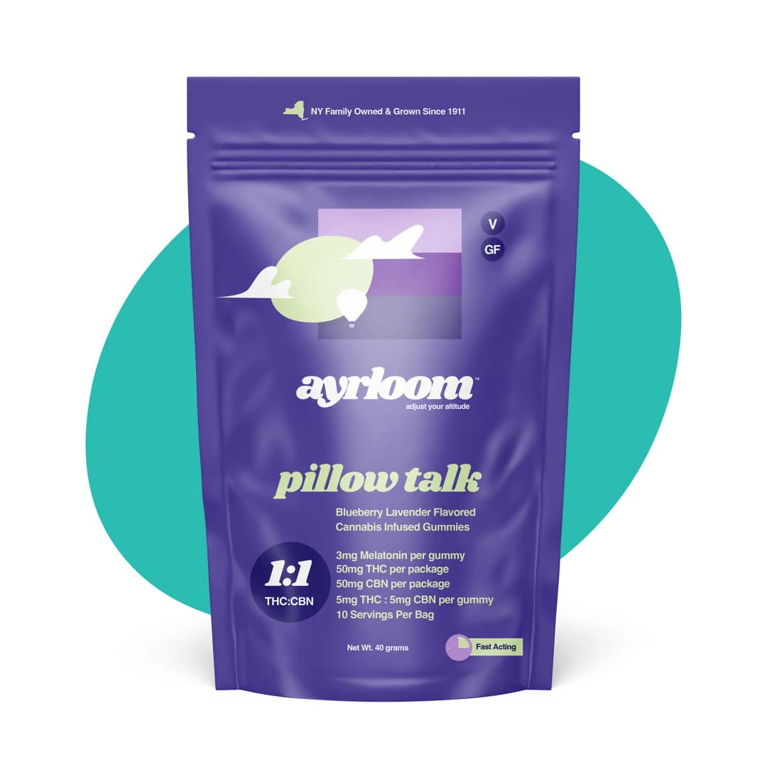 Pillow Talk 1:1 • Ayrloom • Gummies • 10 Pack • 50mg - Ayrloom | Treehouse Cannabis