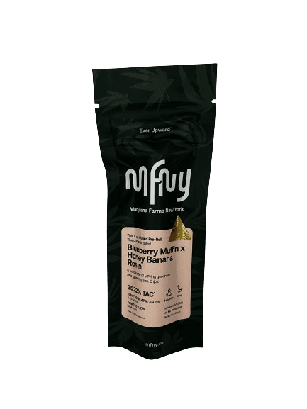 Blueberry Muffin x Honey Banana Resin • MFNY • Resin Infused Pre-Roll • 1g - MFNY | Treehouse Cannabis